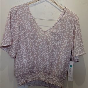 Smocked Bottom Blouse